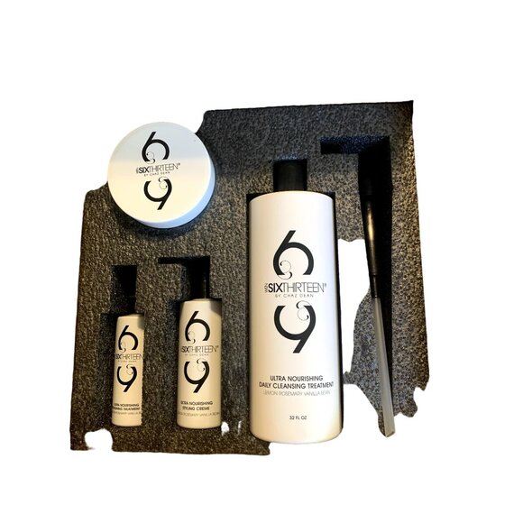 WEN Six Thirteen Chaz Dean 4 Piece Set Lemon Rosemary Vanilla Bean